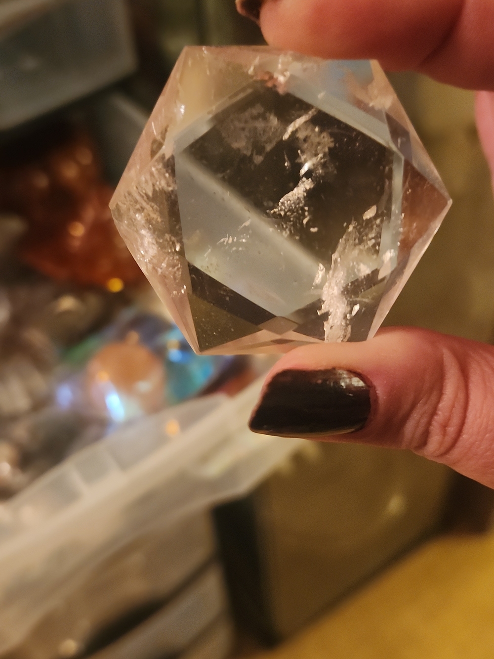 Faceted Clear Quartz